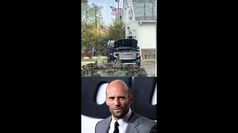 Jason Statham puts Palestinian flag on hi car