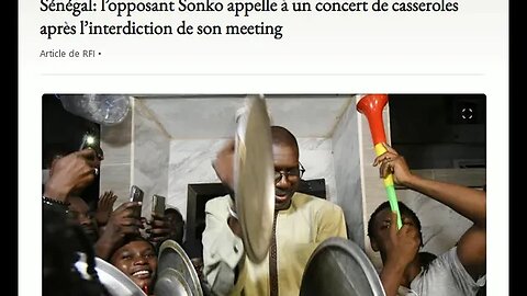 Sénégal: l’opposant Sonko appelle à un concert de casseroles après l’interdiction de son meeting