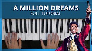 A Million Dreams FULL Piano Tutorial (Easy) 🌟