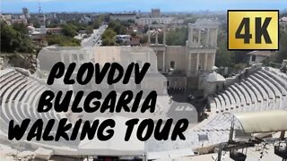Plovdiv, Bulgaria Walking Tour - Downtown to Ancient Amphitheater