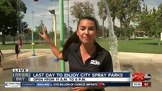 Labor Day Spray Park