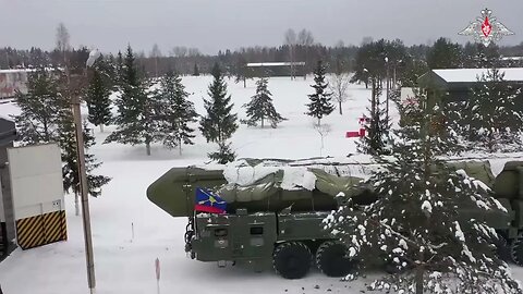 Mobile Yars missile regiment in Bologovsky Strategic Rocket Forces' formation in Tver region