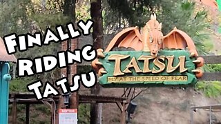 Finally Riding Tatsu Six Flags Magic Mountain
