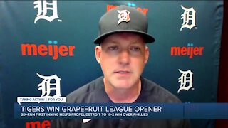 Tigers beat Phillies in Grapefruit League opener