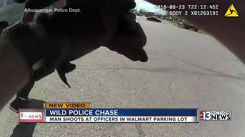 Wild police chase at New Mexicao Walmart