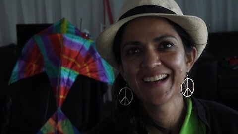 SOUTH AFRICA - Cape Town -Zimbabwean kiter Soraya Essof speaks about kite flying (Video Story) (g9S)