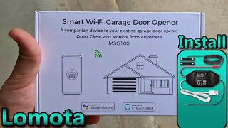 Lomota Smart Garage Door Opener (Wi-Fi) Install & Review!
