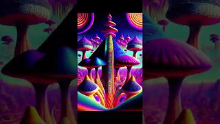 Psychedelic Mushroom🍄PT7 Palace art#shorts