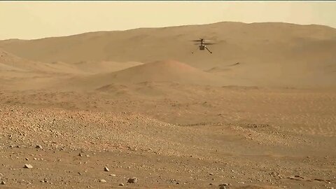 NASA's Perseverance rover has captured rare footage of the Mars helicopter flying #space #new