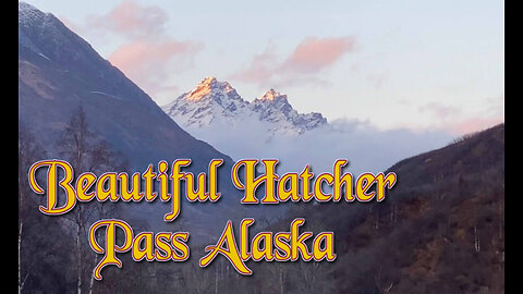 Beautiful River Sunset Hatcher Pass Alaska