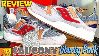 HEAT:SAUCONY GRID 9000 OG "LIBERTY PACK" REVIEW & Early Links