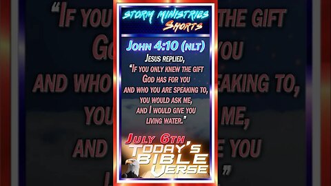 JUL 06, 2023 | Quench Your Thirst with the Living Water of Jesus - John 4:10 NLT