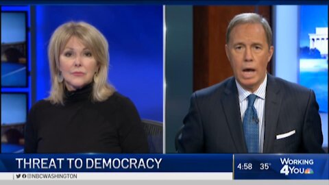 Unhinged NBC News Leftist anchors Jim Handly & Wendy Rieger attack Trump supporters on 1-8-2021