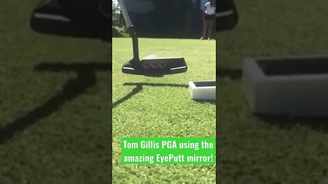 Tom Gillis,PGA using the amazing EyePutt Mirror ! #tomgillisgolf #golf #themasters #eyeputtmirror