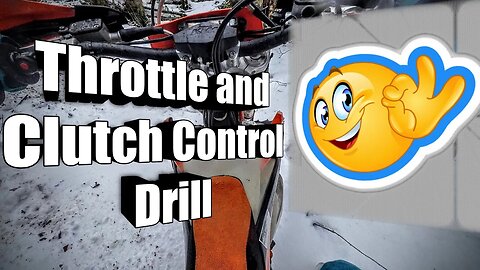 Clutch and Throttle Control Drill | Easy Technic Practice #dirtbike #enduro #hardenduro