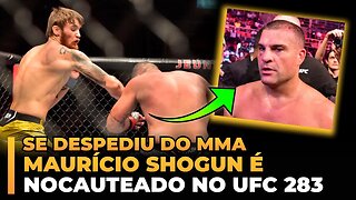 MAURICIO SHOGUN É NOCAUTEADO NO UFC 283 E SE DESPEDE DO MMA!