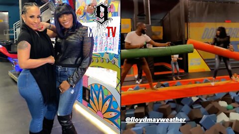 Floyd Mayweather & NBA Youngboy's Mom Sherhonda Battle It Out! 🤣