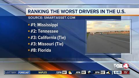 Florida no longer has the worst drivers in the nation, study finds