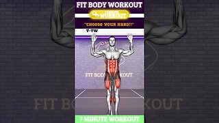 7 Minute Workout Standing only to lose BELLY FAT #bellyfat #shorts