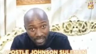 You can’t kill me. I’m a man of God – Apostle Johnson Suleman speaks after surviving assassination.