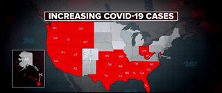 Cases on the rise in at least 26 states