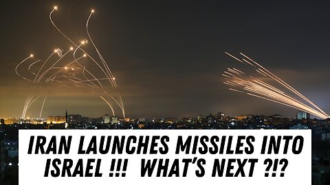 Iran Launches Missiles Into Israel !!! What's Next ?!?