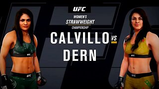 EA Sports UFC 3 Gameplay Mackenzie Dern vs Cynthia Calvillo