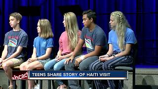 Teens share story of Haiti visit