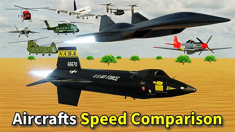 Airplane Speed Comparison. Fastest Aircraft Speed Comparison
