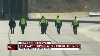 Freeway reopens after police activity
