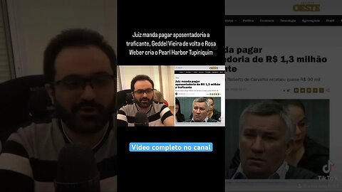 Aposentadoria para traficante, Geddel Vieira de volta e Rosa Weber cria o Pearl Harbor Tupiniquim