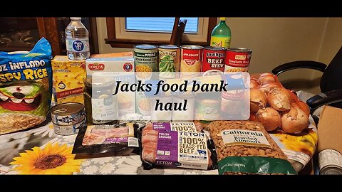 Jacks food bank haul #foodbank