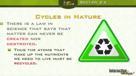 Nutrition and Energy Flow Part 2