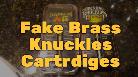 Fake Brass Knuckles Cartrdiges: How You Tell The Difference