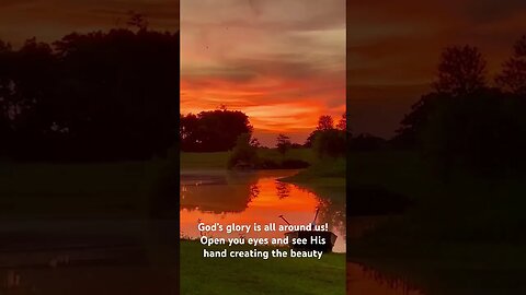 God’s glory is Al around us!! #shorts #godslove #homestead #sunset #Tennessee