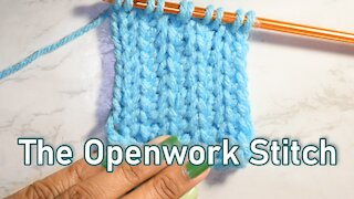 How to Crochet the Tunisian Openwork Stitch