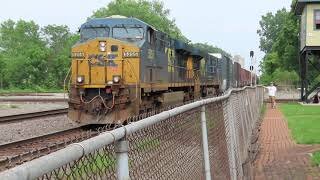 CSX Q363 Manifest Mixed Freight Train from Marion, Ohio July 24, 2021