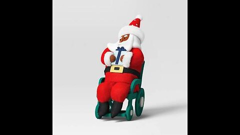 Target's Black Wheelchair Santa