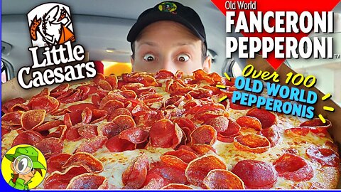 Little Caesars® 🍕 OLD WORLD FANCERONI PEPPERONI™ PIZZA Review 🌎✨🐖 ⎮ Peep THIS Out! 🕵️‍♂️