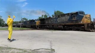 CSX Q201 Manifest Mixed Freight Train from Fostoria, Ohio June 12, 2021