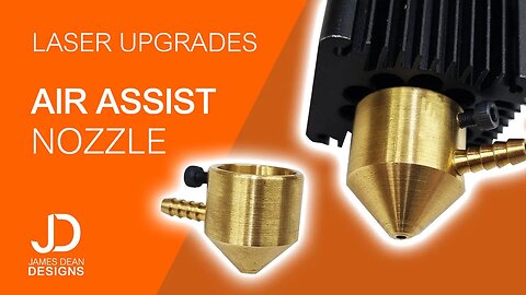 Brass Air Assist Nozzle - Laser upgrade