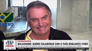Bolsonaro: “Quero colaborar com o Brasil enquanto viver”