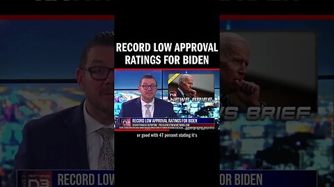 Record Low Approval Ratings for Biden