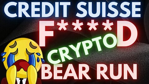 BREAKING: The Credit Suisse Collapse and Its Effect on Dogecoin Top G No More #cryptonews #crypto