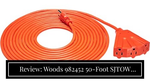 Review: Woods 982452 50-Foot SJTOW Agricultural Outdoor Heavy Duty All- Weather Extension Cord,...