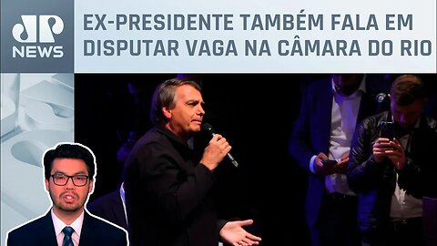 Bolsonaro diz que cogita disputar à presidência em 2026 se estiver elegível; Kobayashi analisa