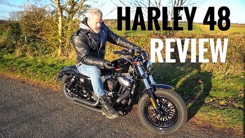 Harley Davidson Sportster Forty Eight Full Review W/ Cobra Speedster 909!