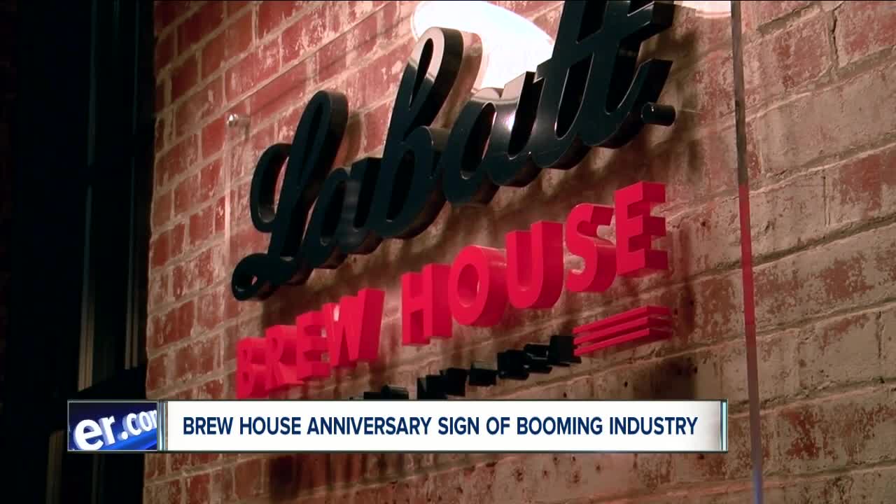 Labatt Brew House anniversary sign of booming industry