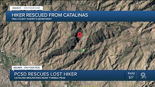 PCSD rescues lost hiker overnight in Catalina Mounatins