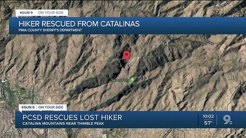 PCSD rescues lost hiker overnight in Catalina Mounatins